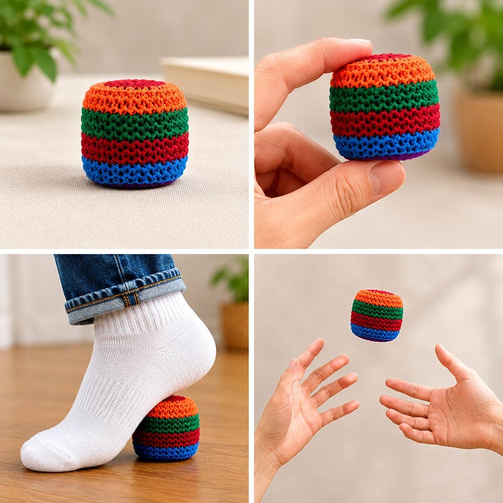 Crochet Hacky Sack Toy Ball