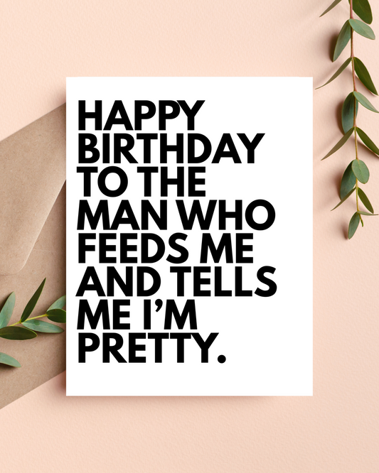 Boyfriend Husband Birthday Card for Him