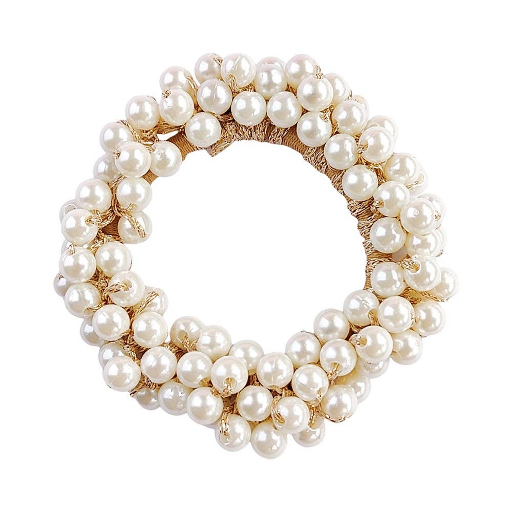 Pearl Ponytail Holders