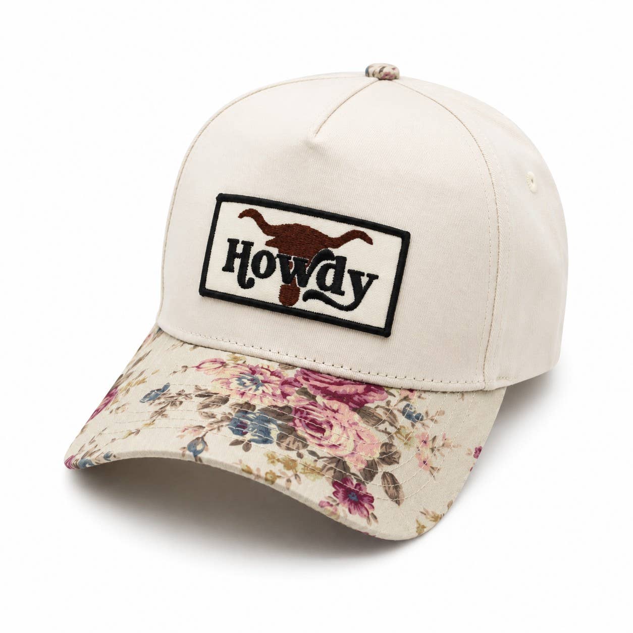Howdy Embroidered Patch Trucker Hat