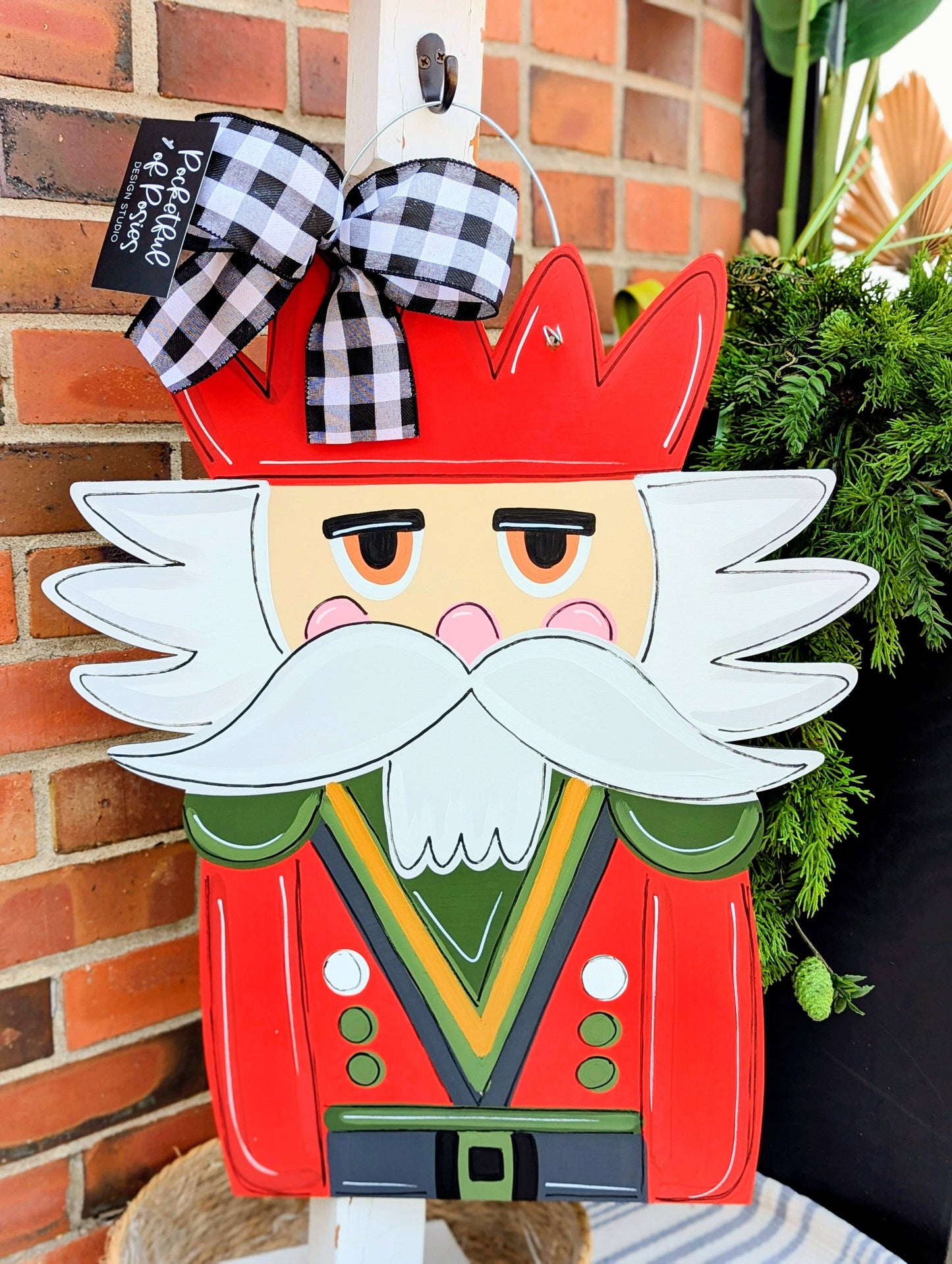 Christmas Nutcracker: Traditional Door Hanger