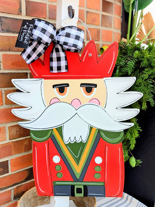 Christmas Nutcracker: Traditional Door Hanger