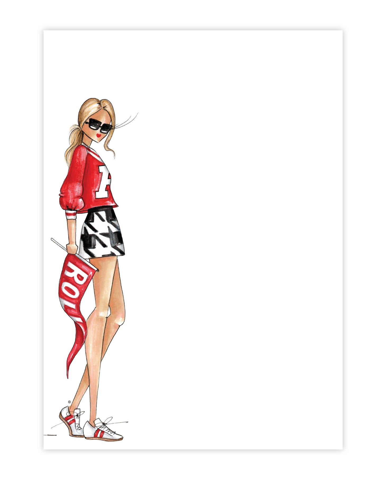 Brittany Fuson "Bear" Alabama Notepad