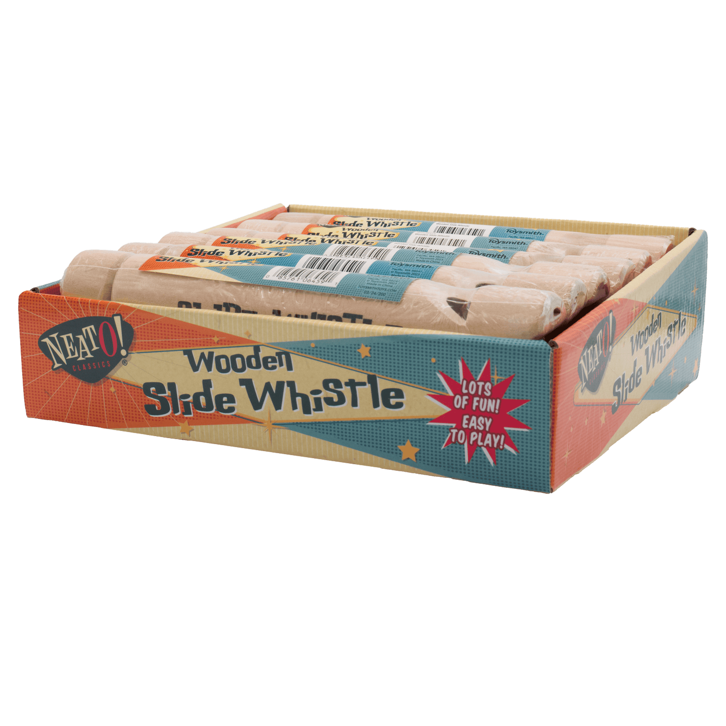 Neato! Wooden Slide Retro Whistle