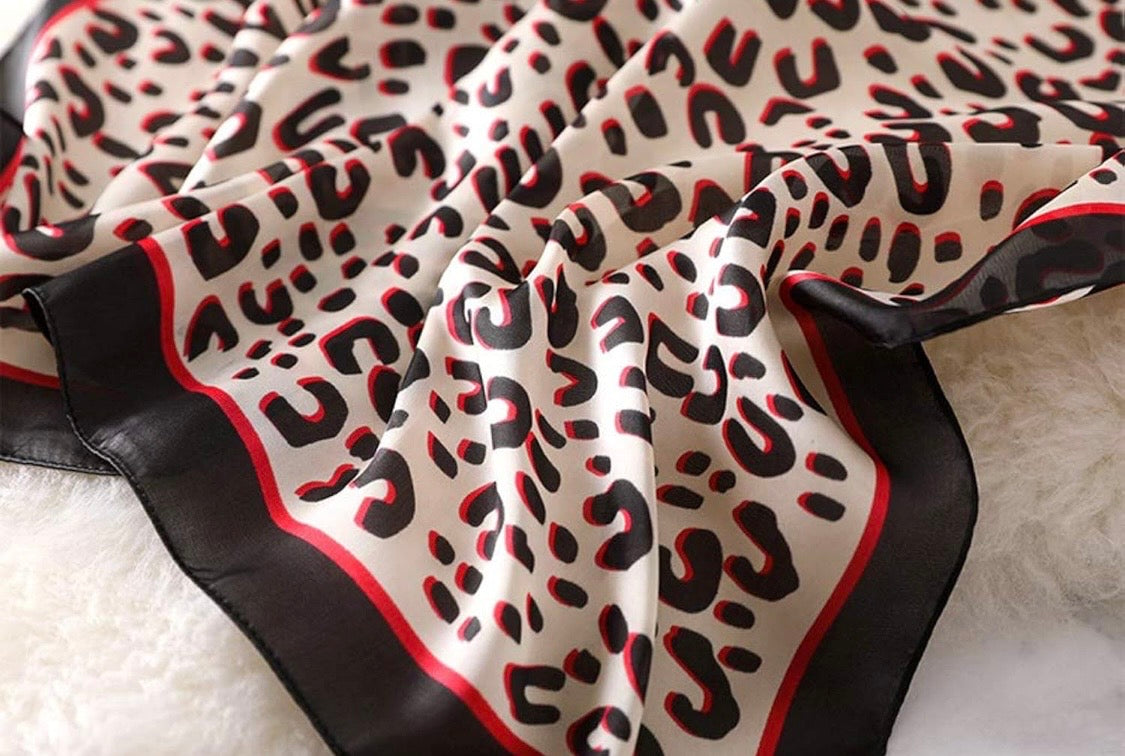 Hunker Down Red & Black Scarf