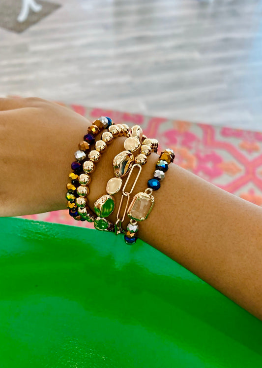 Fall Multi Beaded Bracelet Set