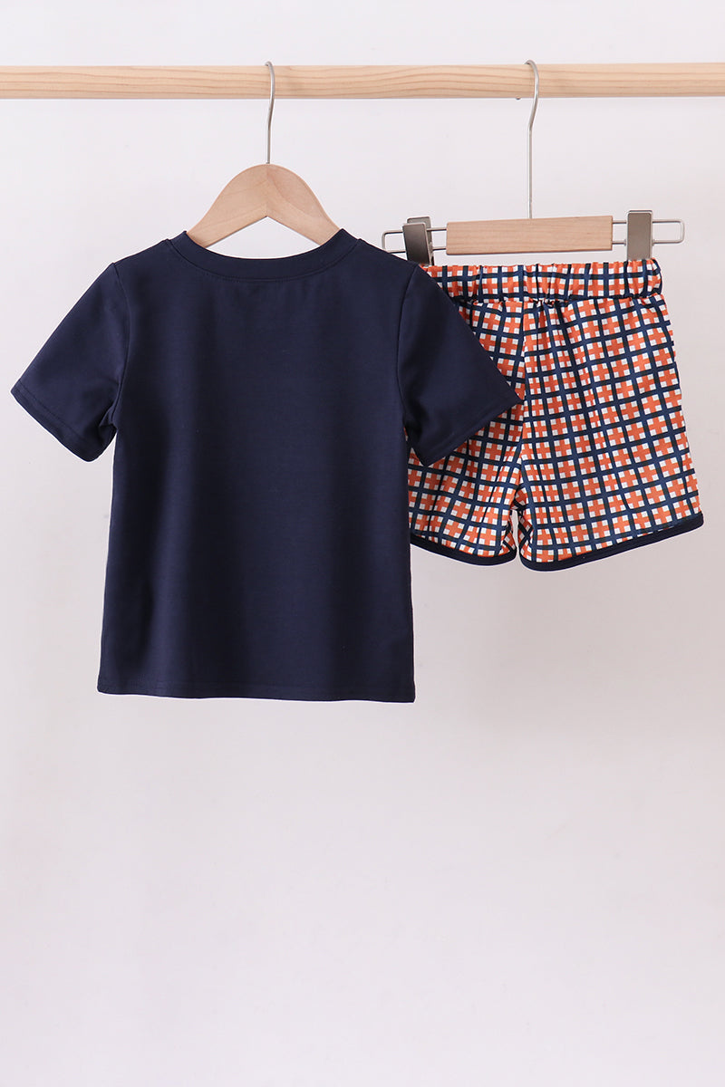 Auburn War Eagle Shorts Set