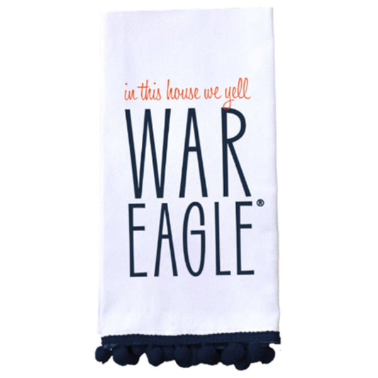 Auburn War Eagle Tea Towel