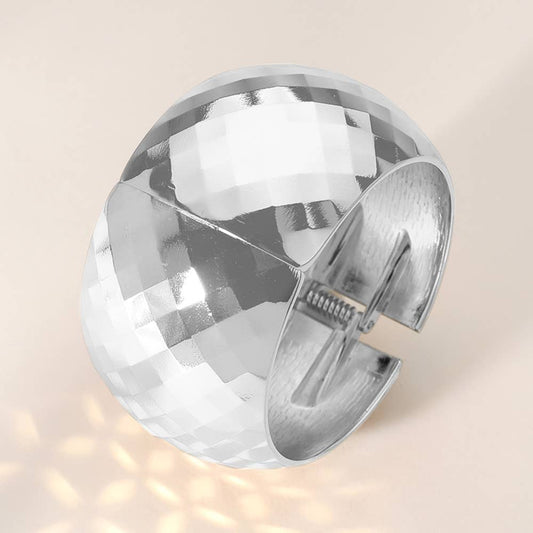 Texture Chunky Metal Bracelet