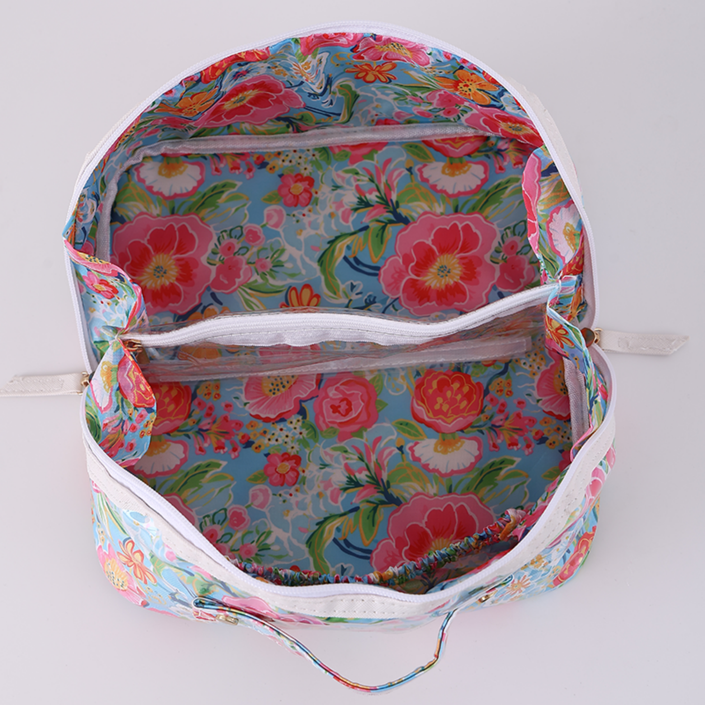Pink Lemonade Waterproof PVC Cosmetic Case