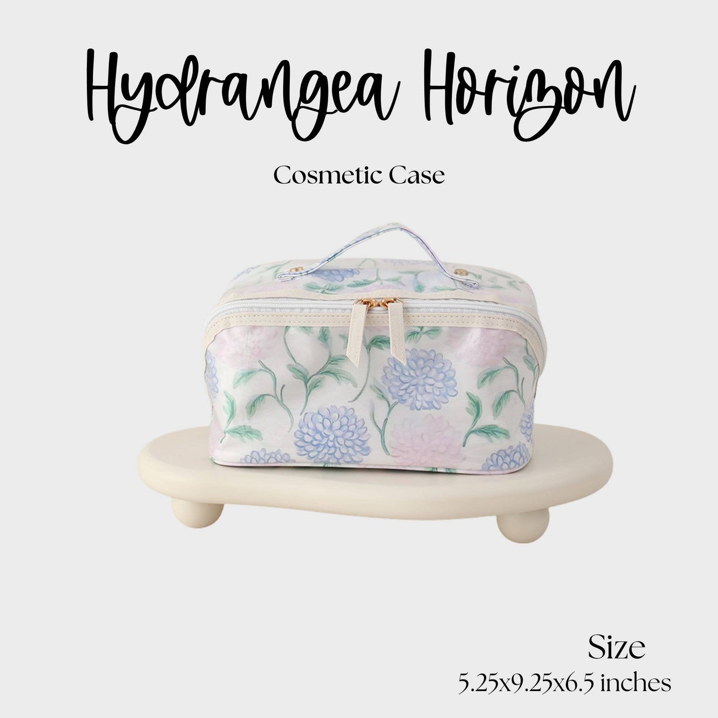 Hydrangea Makeup Bag