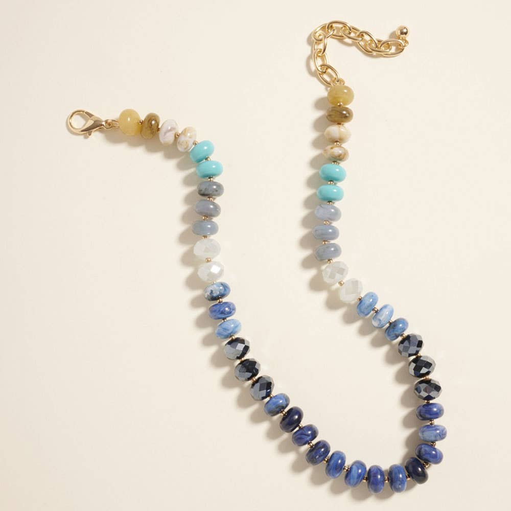Gradient Multi Beaded Necklace