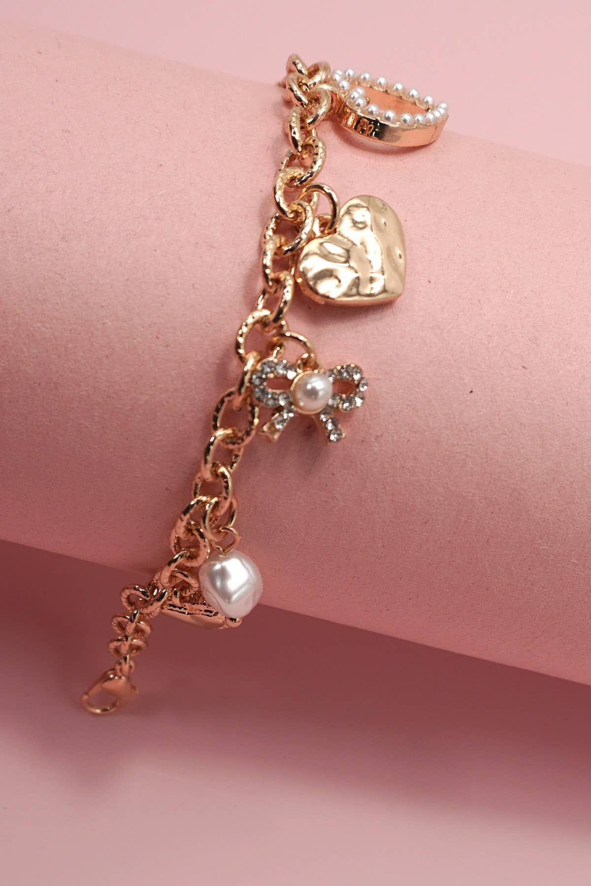Charming Heart Charm Bracelet