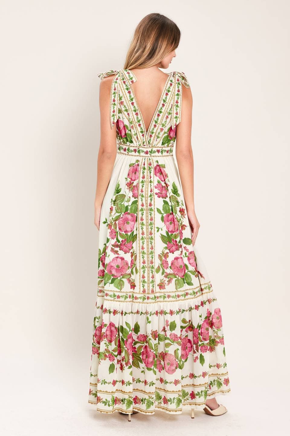 Floral Vine Maxi Dress