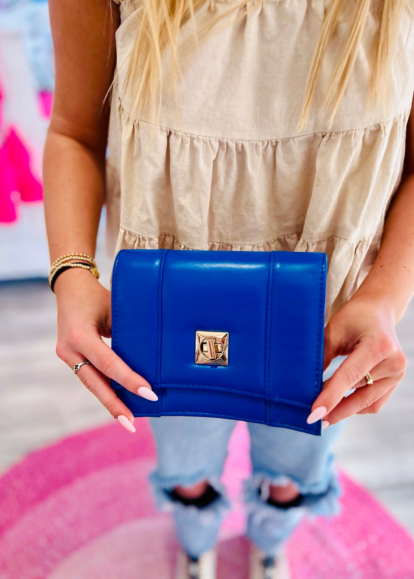 Electric Blue Crossbody