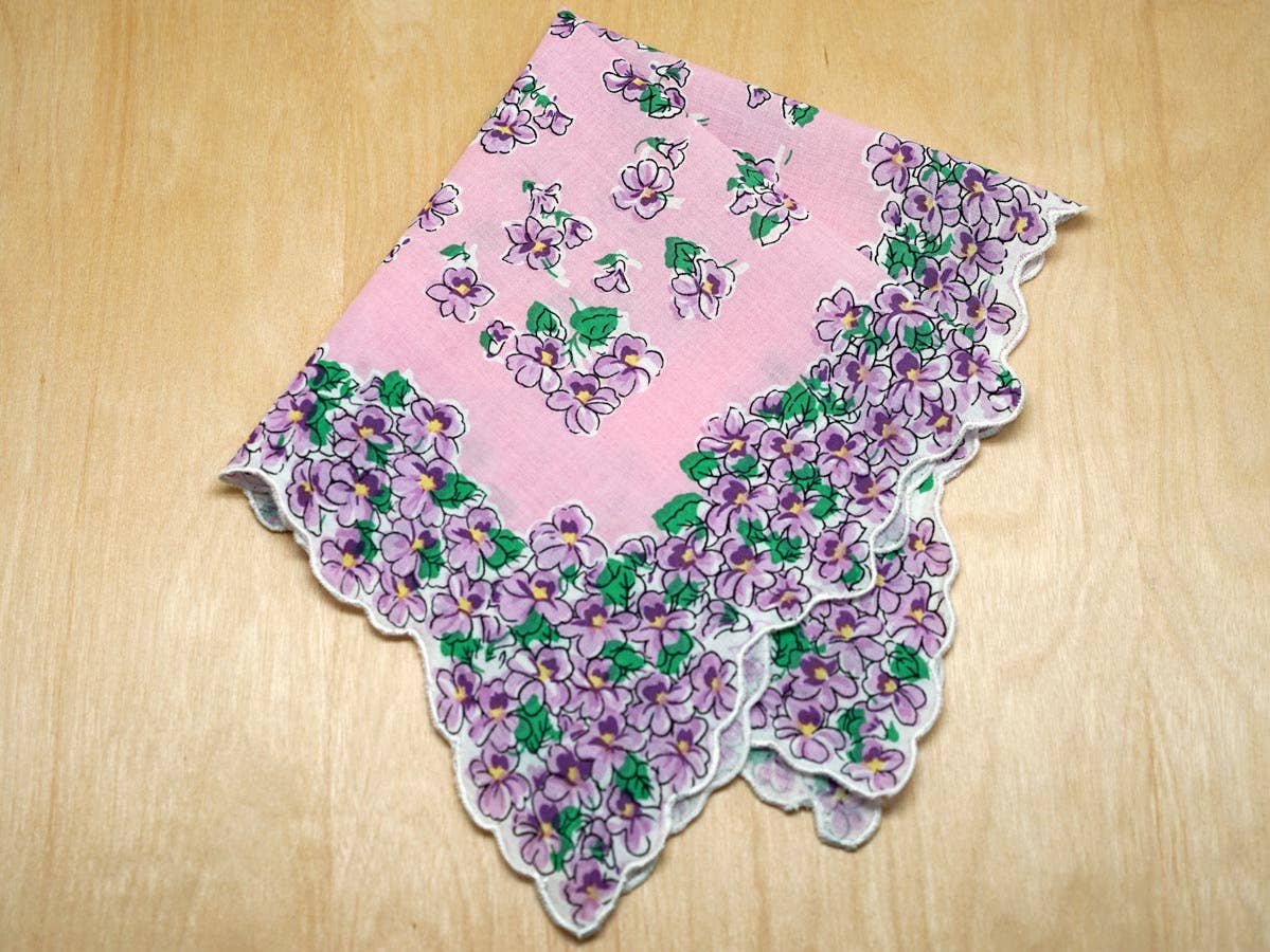 Sentiment Hankie Soaps- Pink/Purple Violet