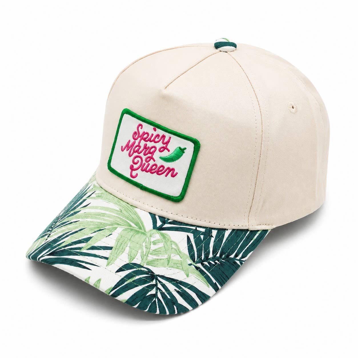 Spicy Marg Queen Embroidered Patch Trucker Hat