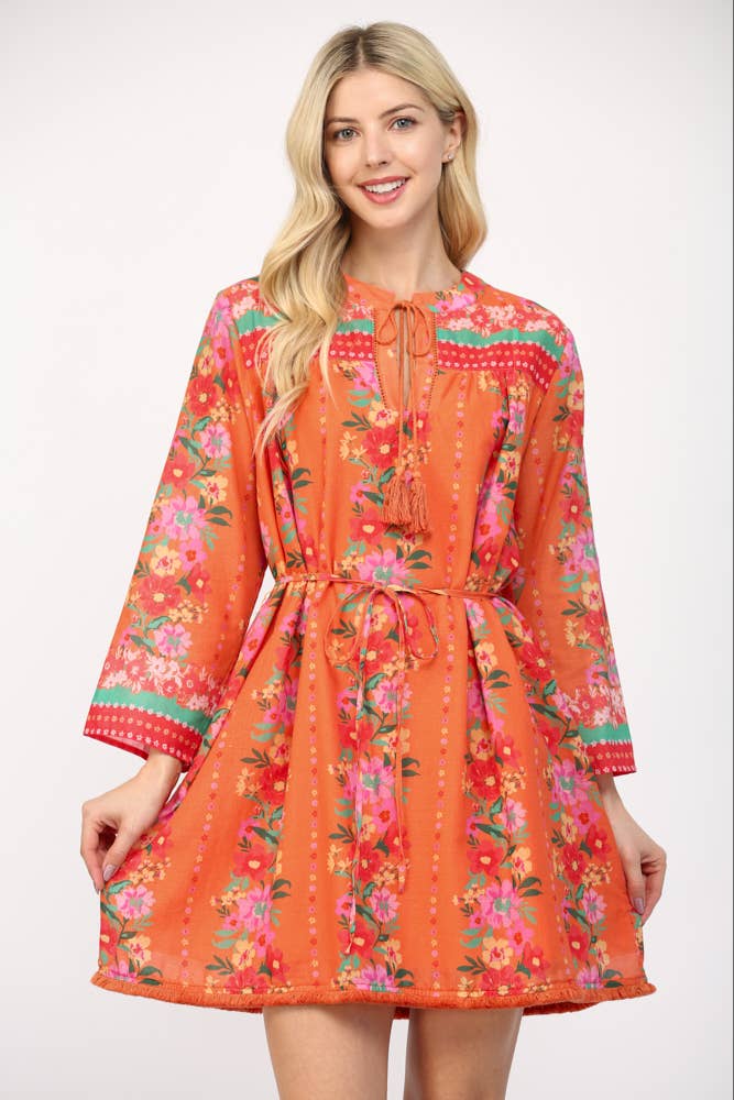 Mini Charming Floral Dress