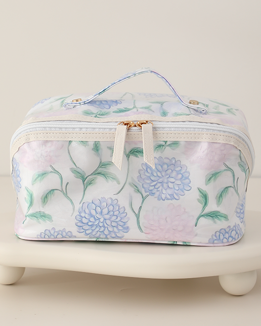 Hydrangea Makeup Bag
