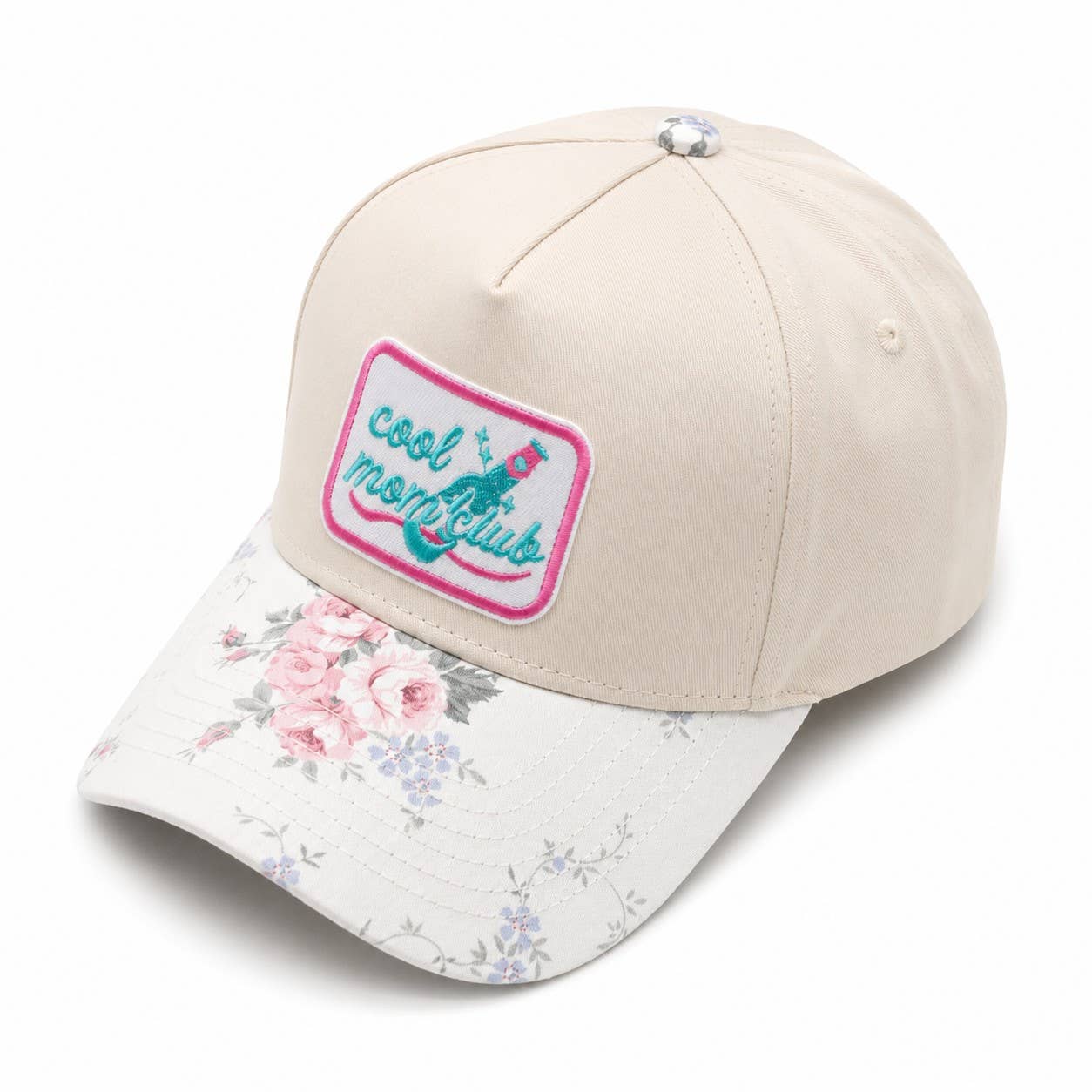 Cool Mom Club Embroidered Patch Trucker Hat