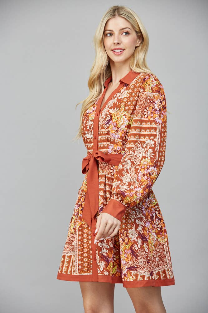 Fall For Me Shirt Dress