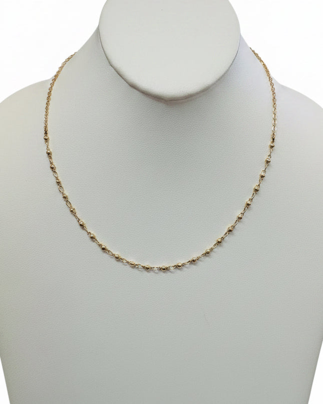 Timeless Vintage Bead Station Chain
