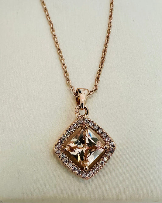 The Valencia Champagne Princess Necklace