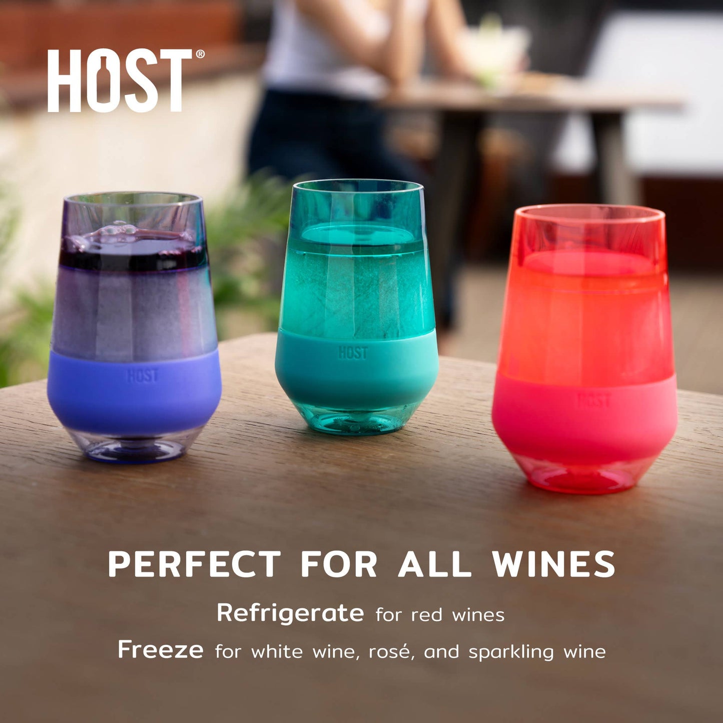 Unicorn Swirl Wine FREEZE™ XL Cooling Cup