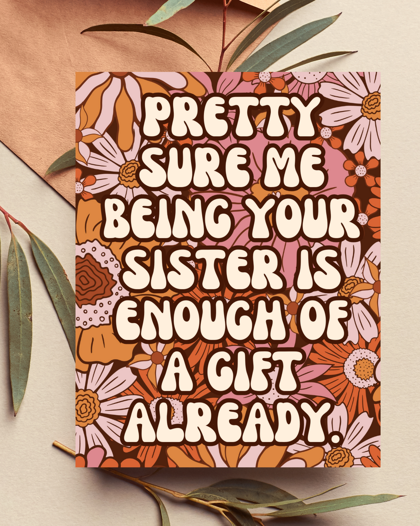 Funny Sister Birthday Card