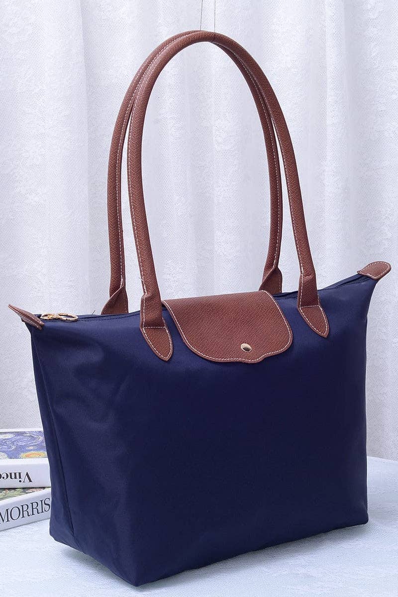 Trendy Nylon Zip Tote