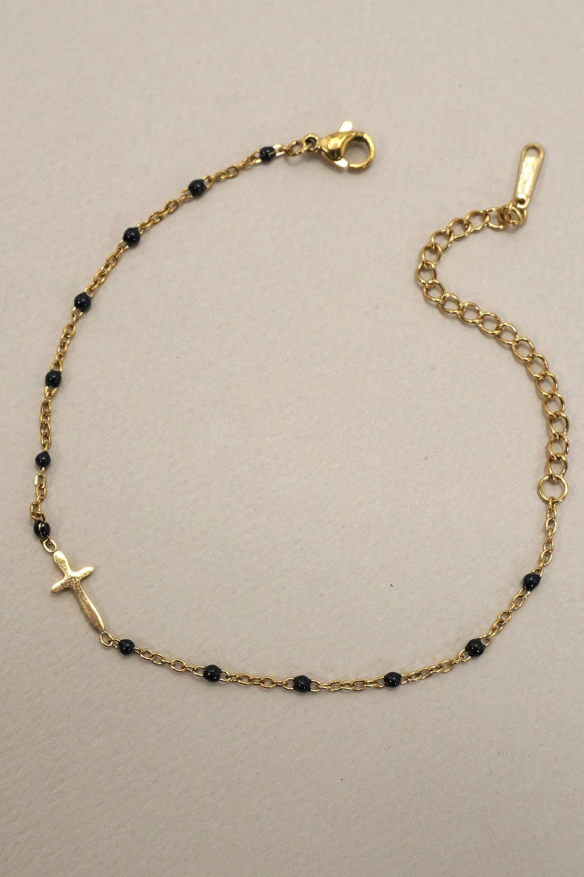 Delicate Enamel Cross Bracelets
