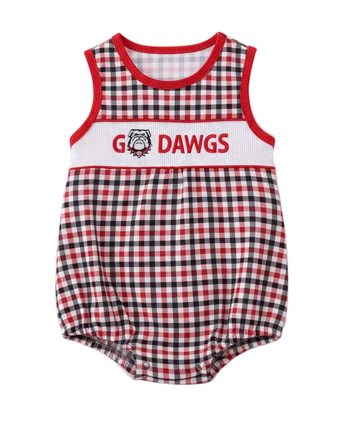 Georgia Go Dawgs Plaid Bubble