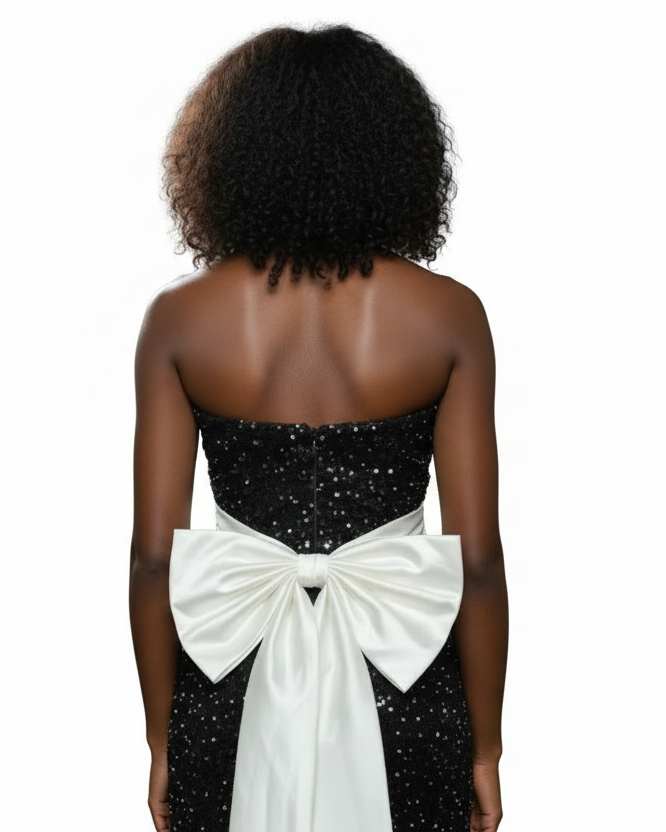 Alex & Sophia Juniors' Strapless Sequin Embellished Sweetheart Dress