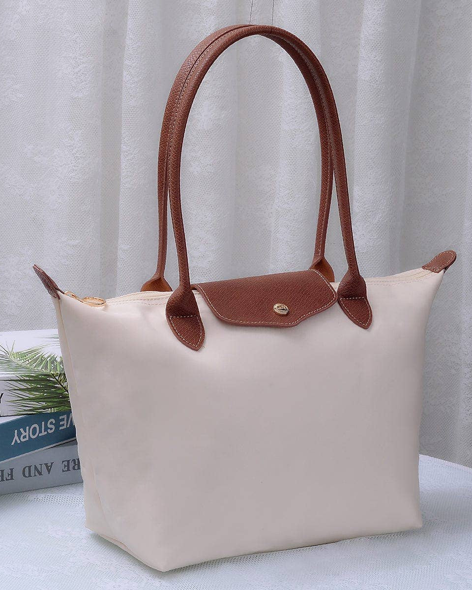 Dorian Flap Top Nylon Tote Bag