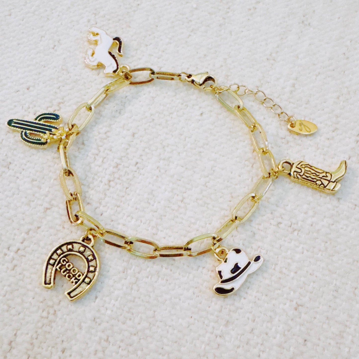 Yeehaw Rodeo Charm Bracelet – Western Icons