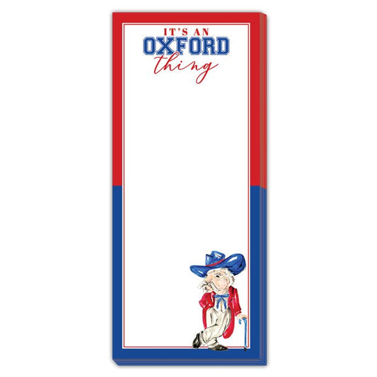 Color Block Duo It's an Oxford Thing Rebel Skinny Notepad