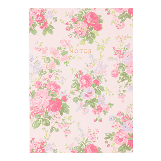 Pink English Garden Journal