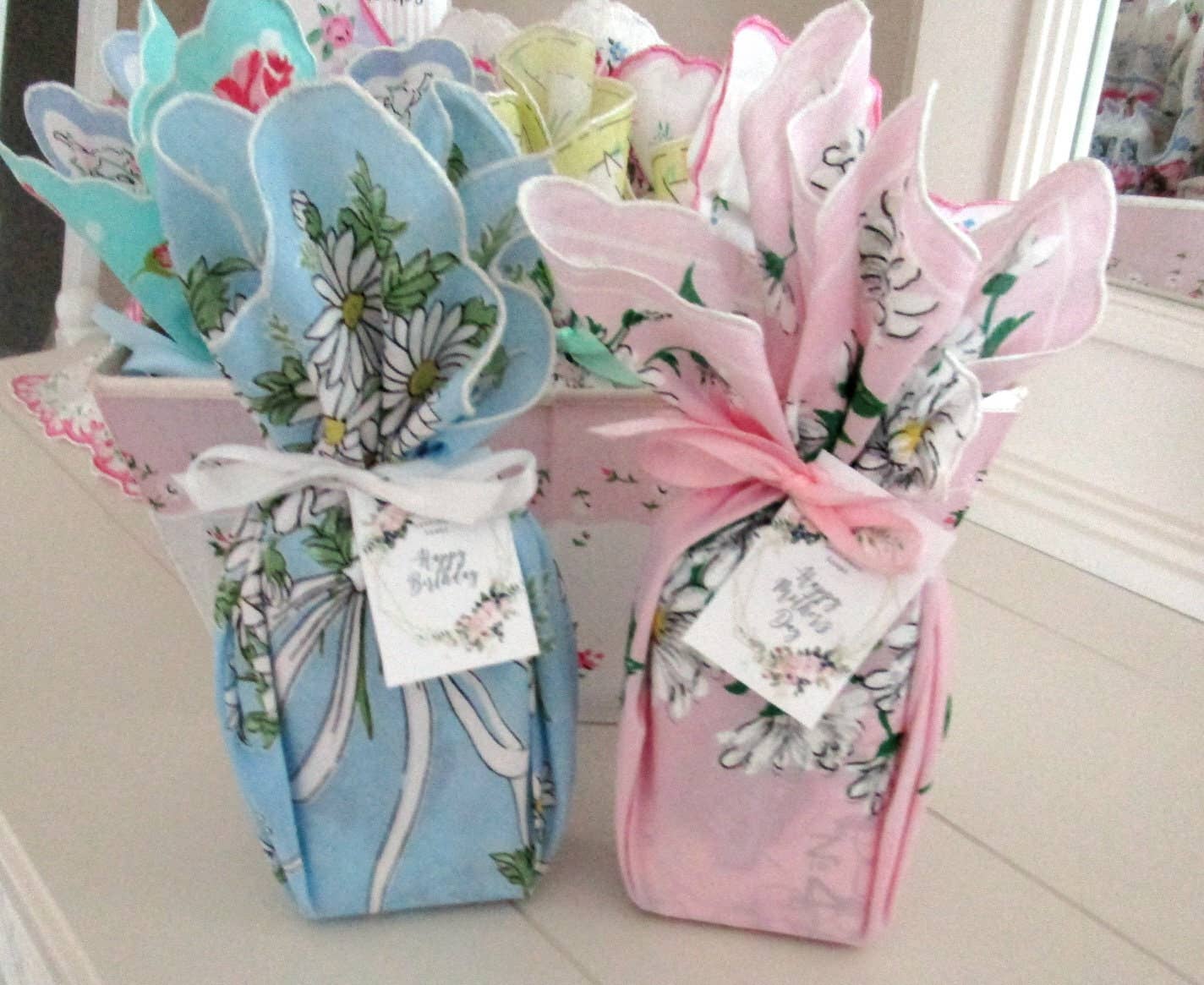 Sentiment Hankie Soaps - Pink Daisy