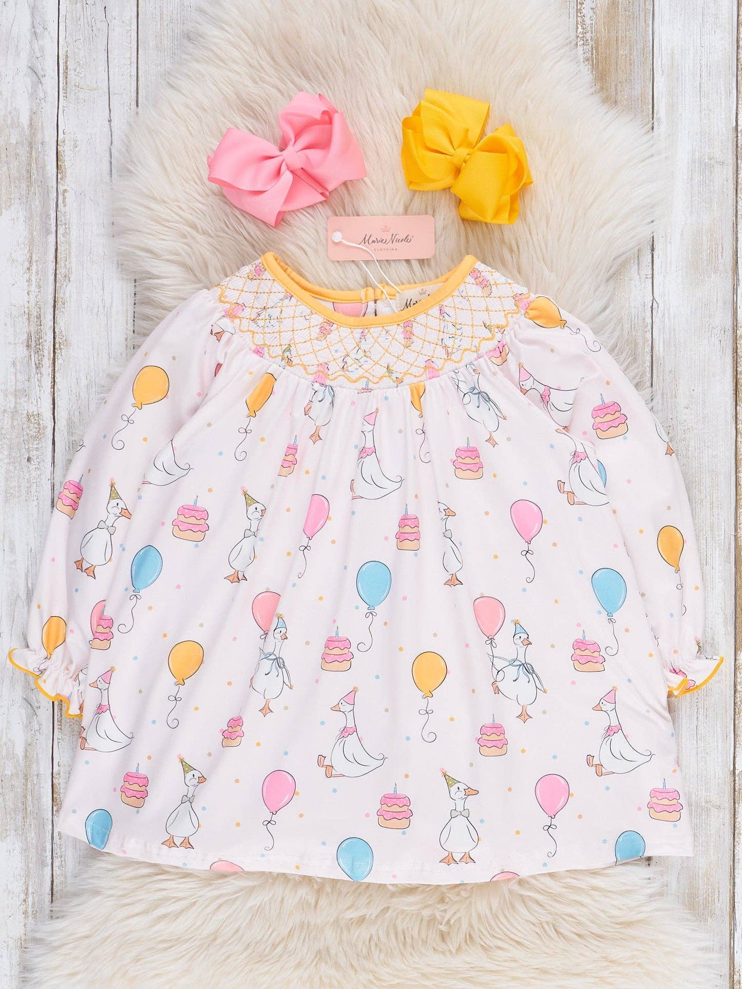Balloon Bash Smocked Dress