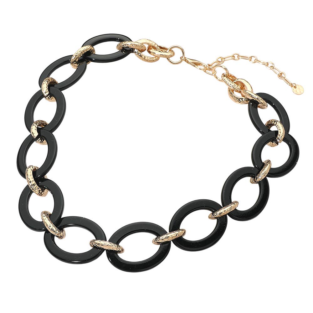 Chunky Link Statement Necklace