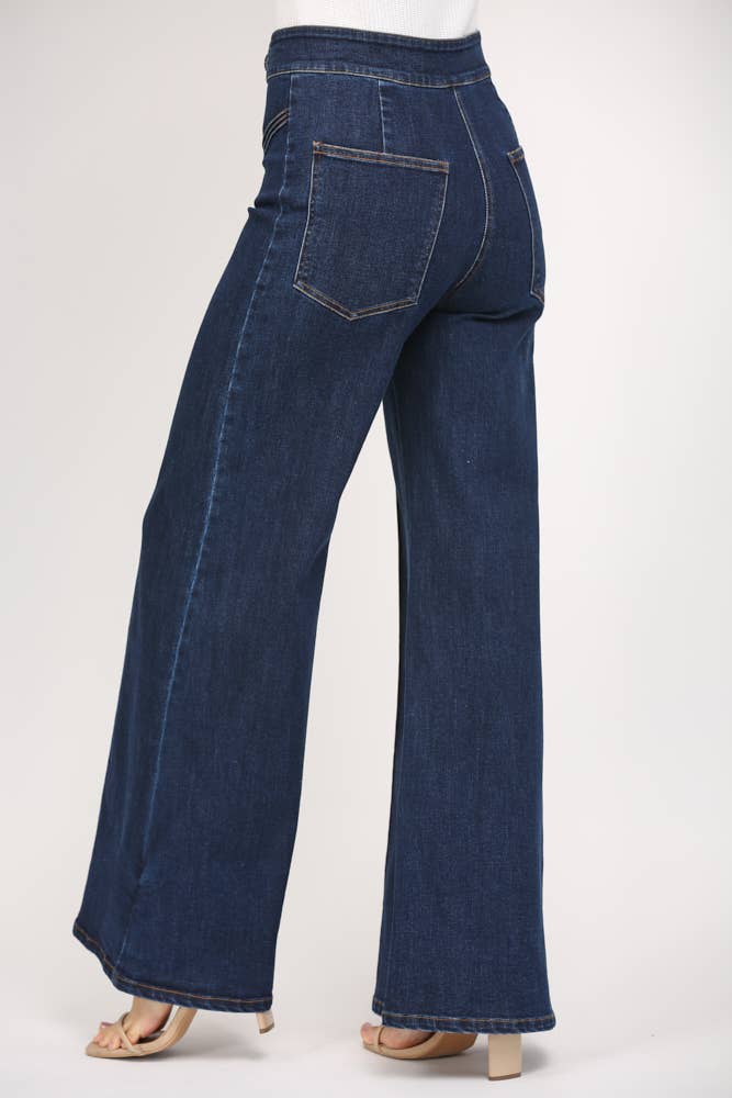 High Waisted Wide Leg Jeans