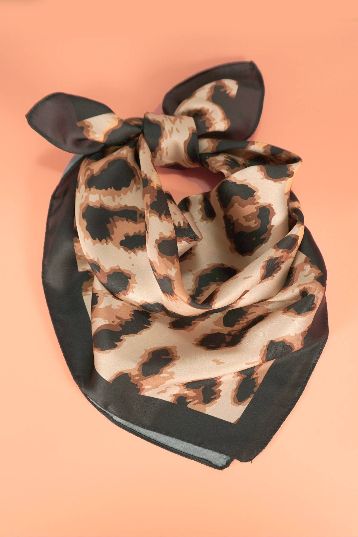 Wild Luxe Leopard Satin Scarf