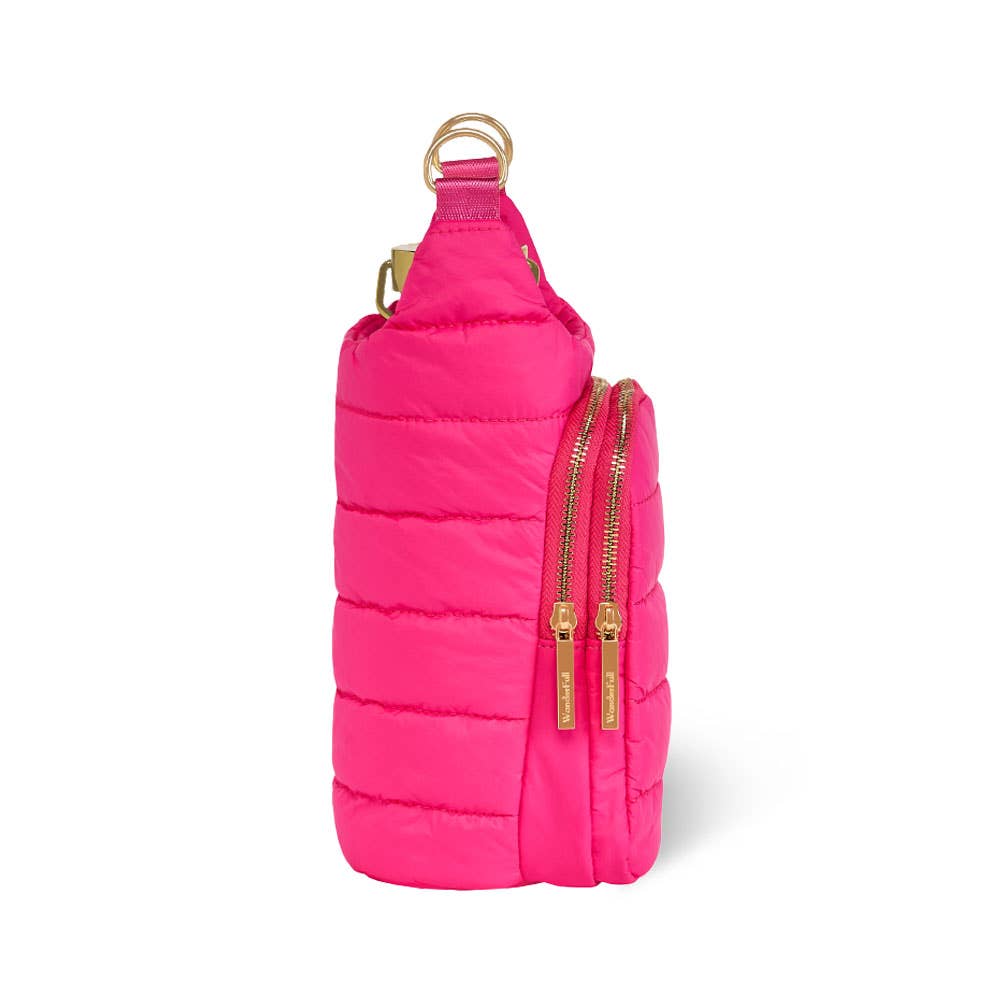 Bright Pink HydroBag® with Pink and Green Strap
