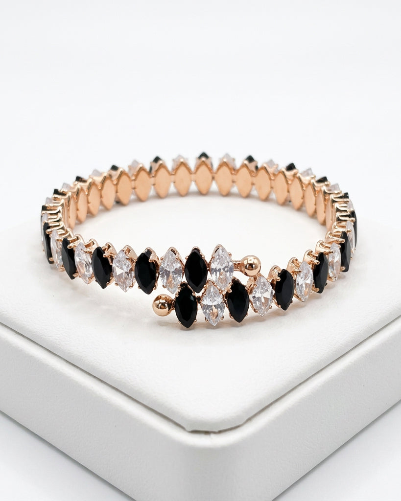 Elegant Crystal Bangle Wrap