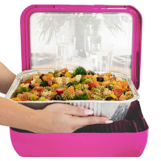 Pan Frame w/ Lid & Serving Spoon - Hot Pink