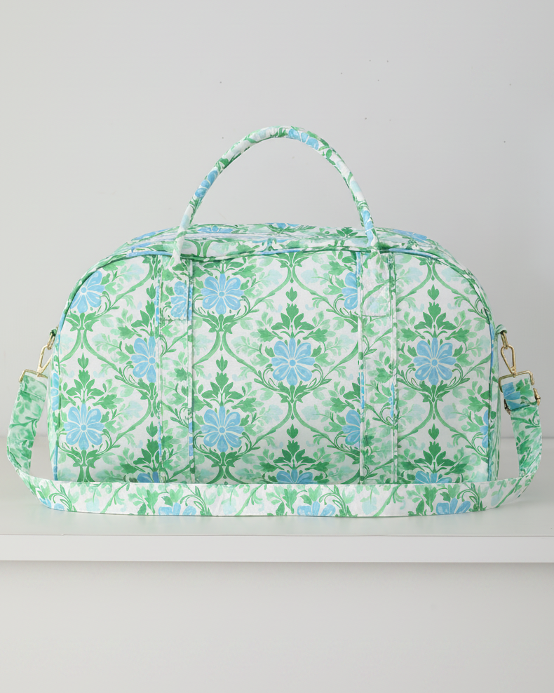 Floral Weekender Duffel Bag Heirloom Garden
