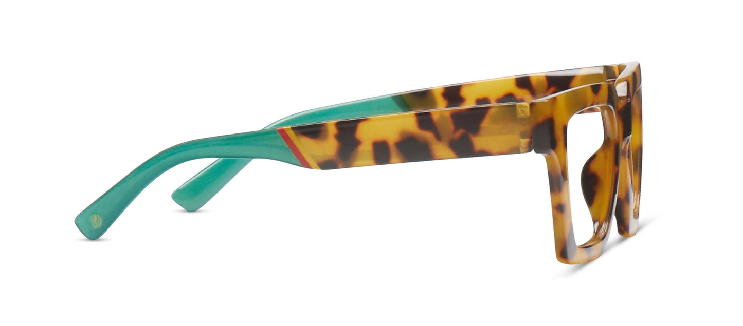 Peepers Sterling Tokyo Tortoise Green Readers