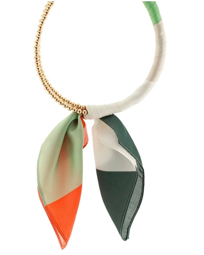 The Ramona Stripe Collar Necklace