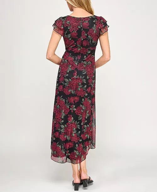 BCX Juniors' Sweetheart Neck Midi Dress