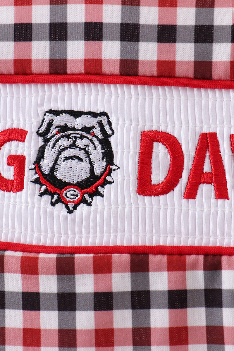 Georgia Go Dawgs Plaid Bubble